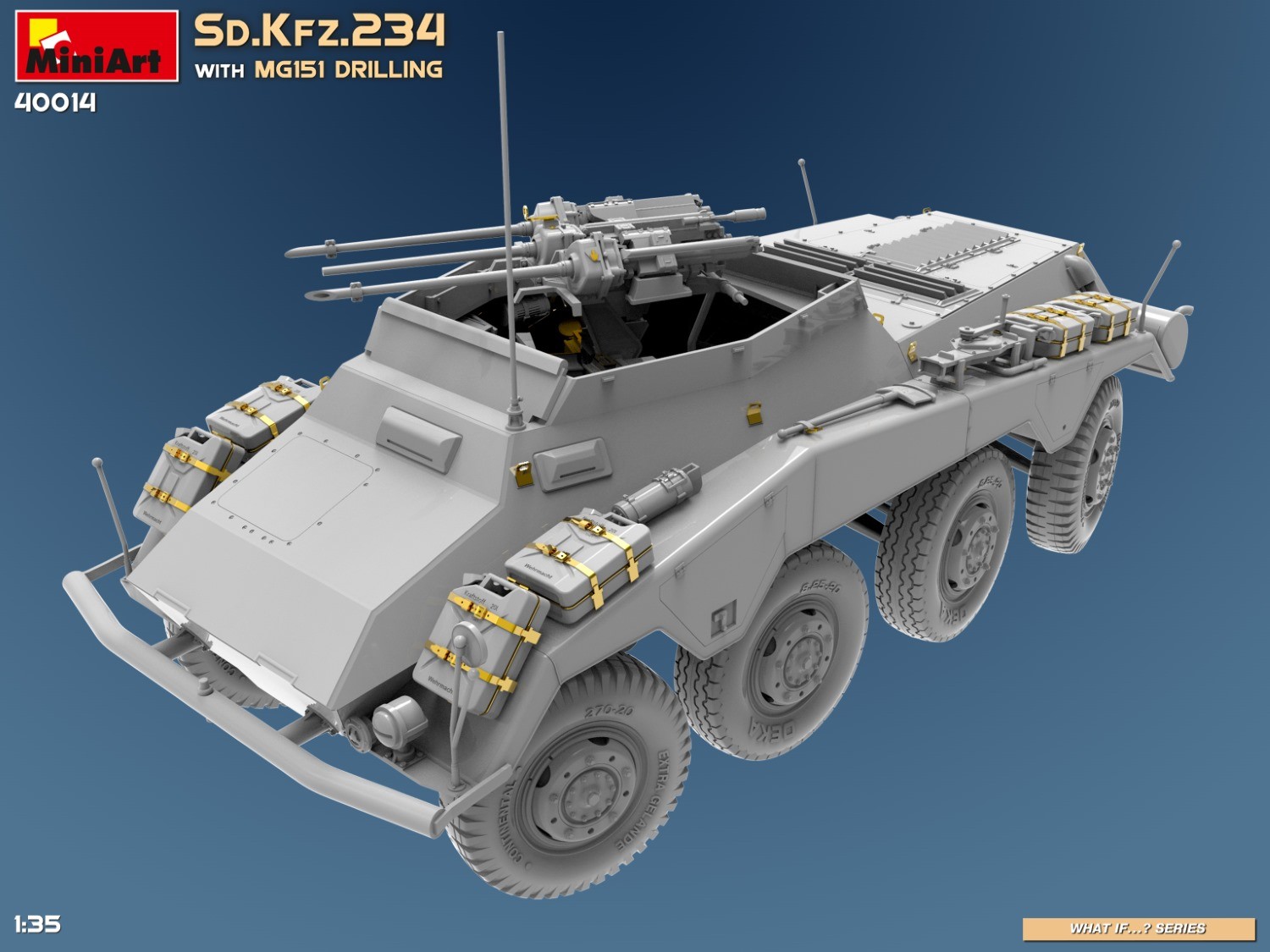 MiniArt 40014 1:35 MG151 Delici ile Sd.Kfz.234