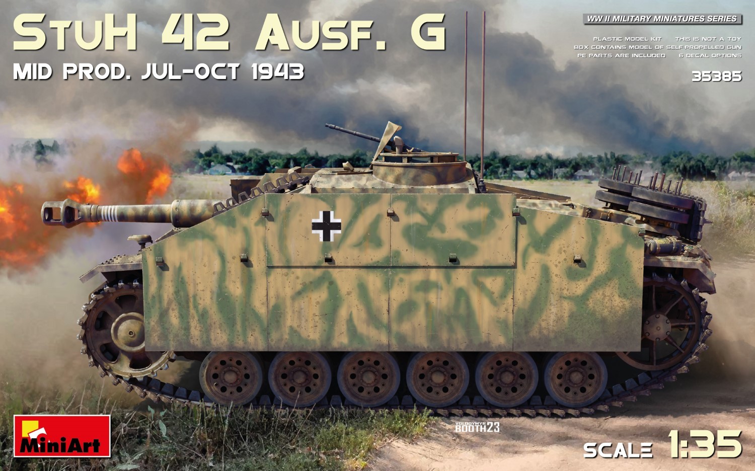 MiniArt 35385 1:35 1:35 StuH 42 Ausf. G Ara Üretim (Tem-Ekim 1943)