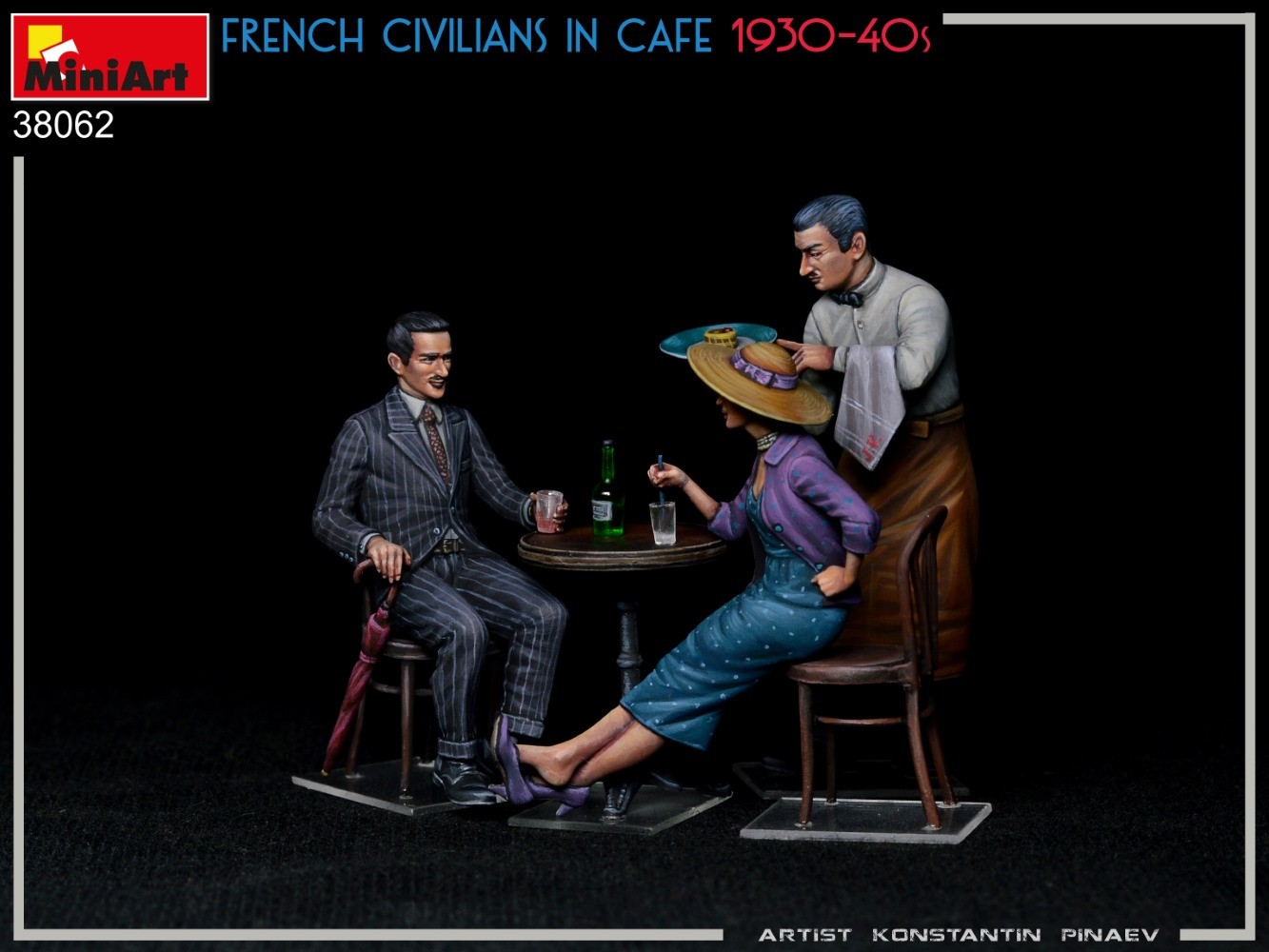 MiniArt 38062 1:35 Kafedeki Fransız Siviller 1930-40'lar
