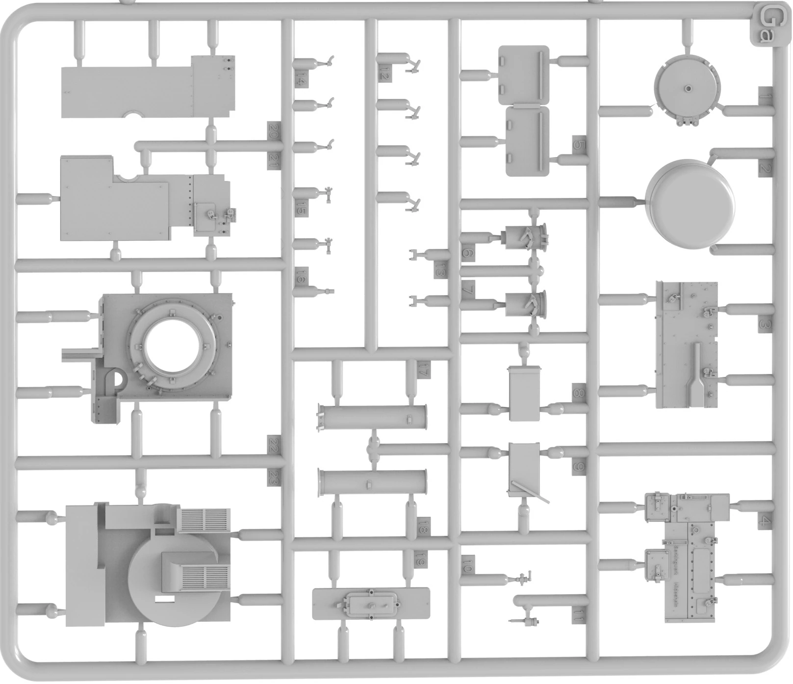 MiniArt 53037 1:35 Feldkuche Auf 3,6-36S 3t. LKW PmQ600-Tipi