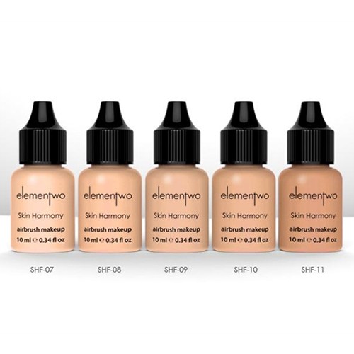 Elementwo Skin Harmony Airbrush Makeup 5x10ml SHF-2 Med-Bronze Fondöten Kiti
