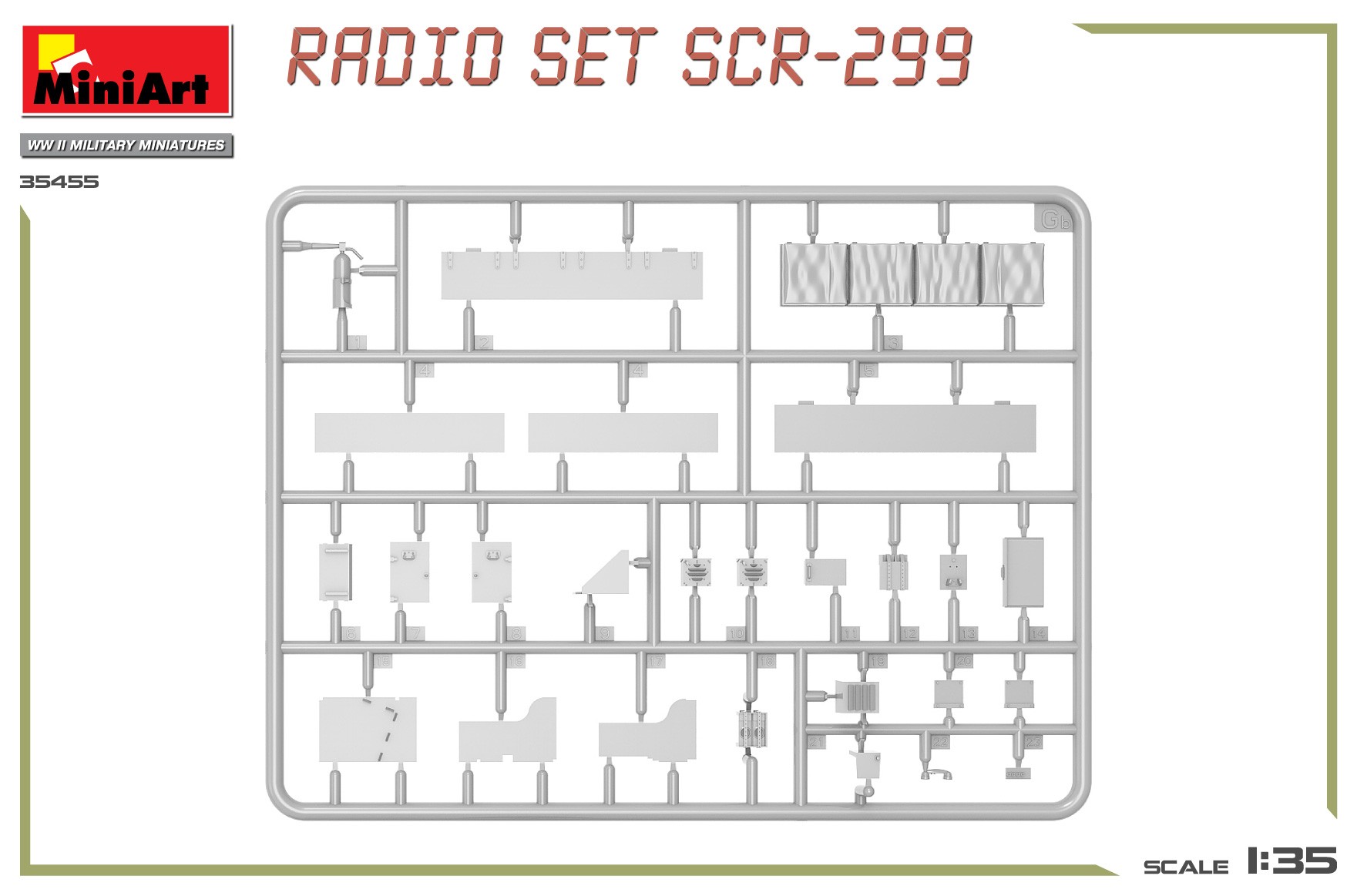 MiniArt 1:35 ABD Telsiz Alıcısı SCR-299