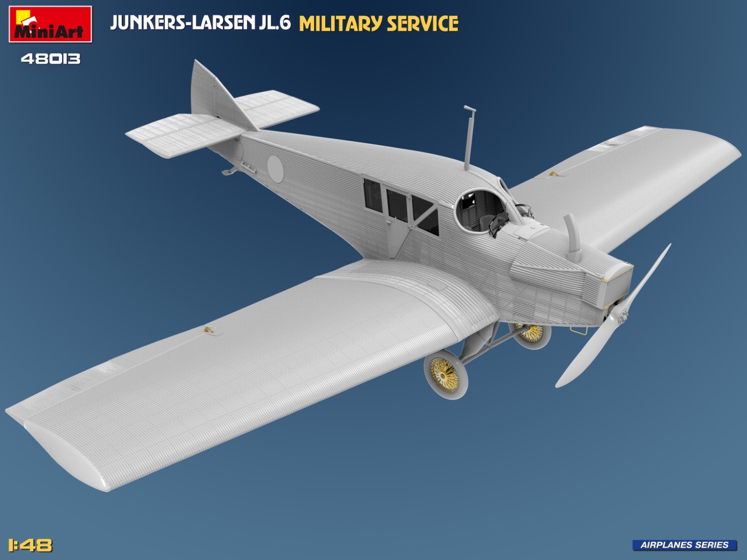MiniArt 48013 1:48 Junkers-Larsen JL.6. Askeri Hizmet Uçağı