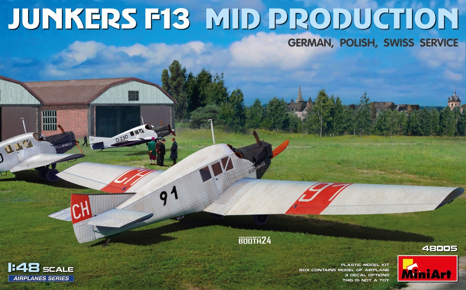 MiniArt 48005 1:48 Junkers F13. Uçak Maketi
