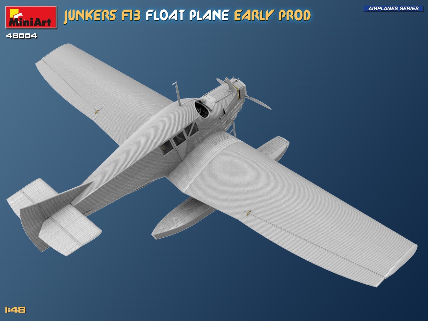 MiniArt 48004 1:48 Junkers F13 Yüzer Uçak. Erken Üretim