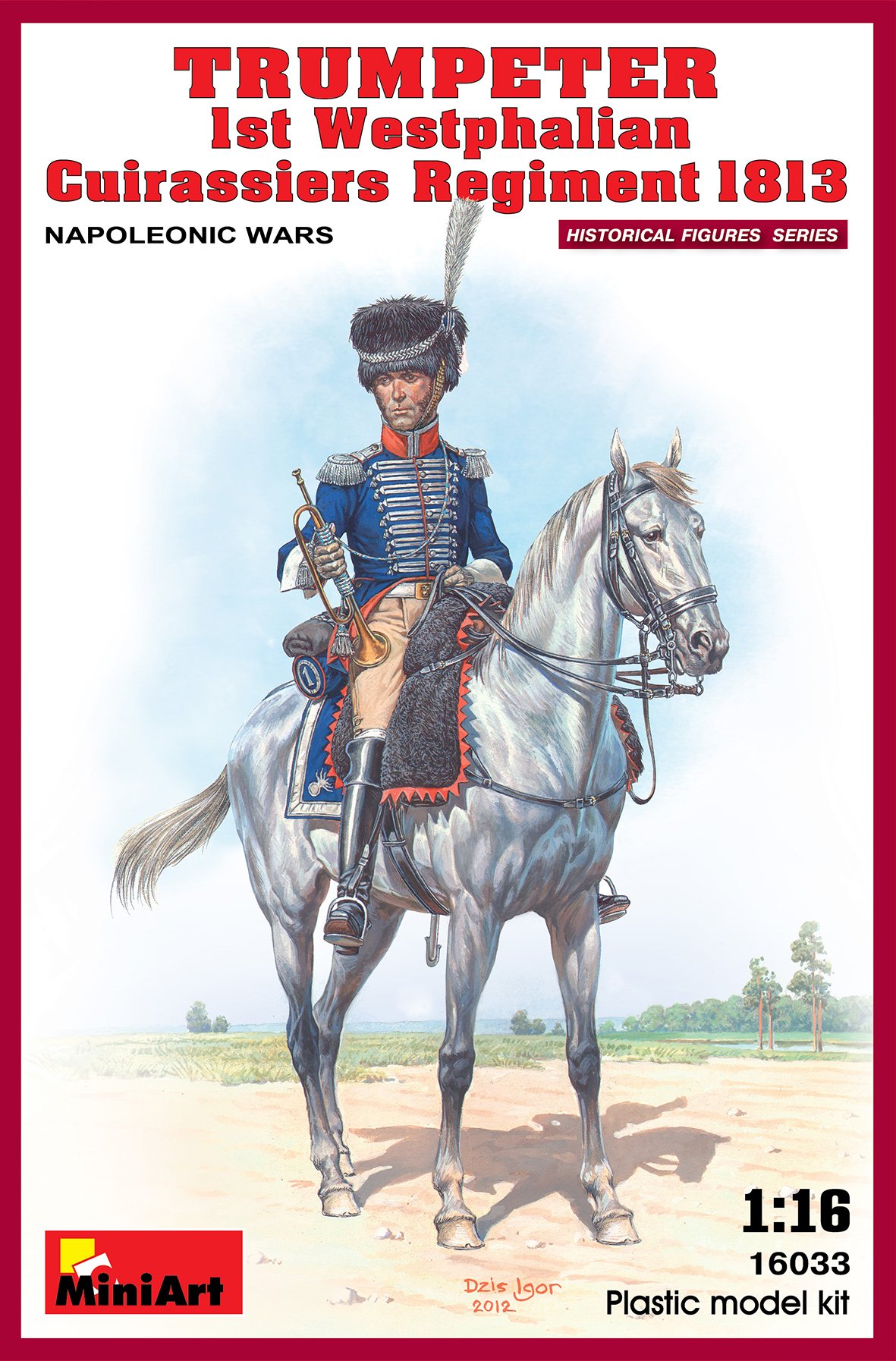 MiniArt 16033 1:16 Trompetçi. I. Westphalian Zırhlı Süvari Alayı