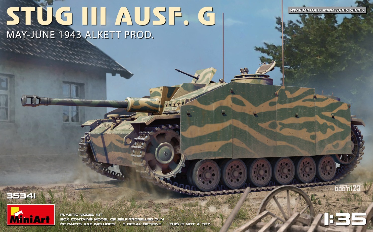 MiniArt 1:35 StuG III Ausf. G Mayıs-Haz. 1943 Alkett Prod.