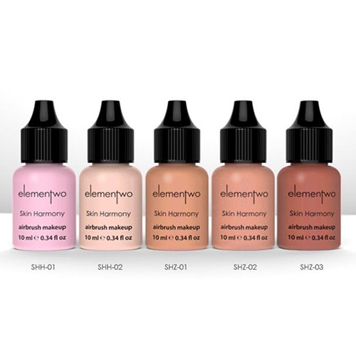 Elementwo Skin Harmony Airbrush Makeup Highlighter & Kontür Kiti 5x10ml.