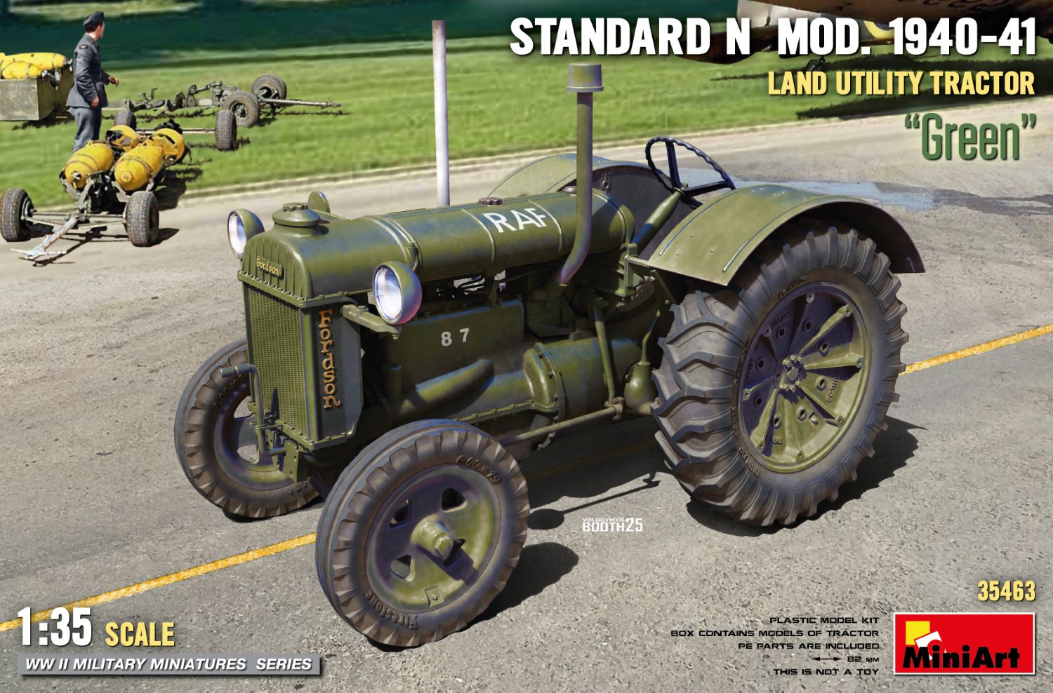 MiniArt 35463 1:35 Arazi Traktörü Standart N “Yeşil” Mod. 1940-41
