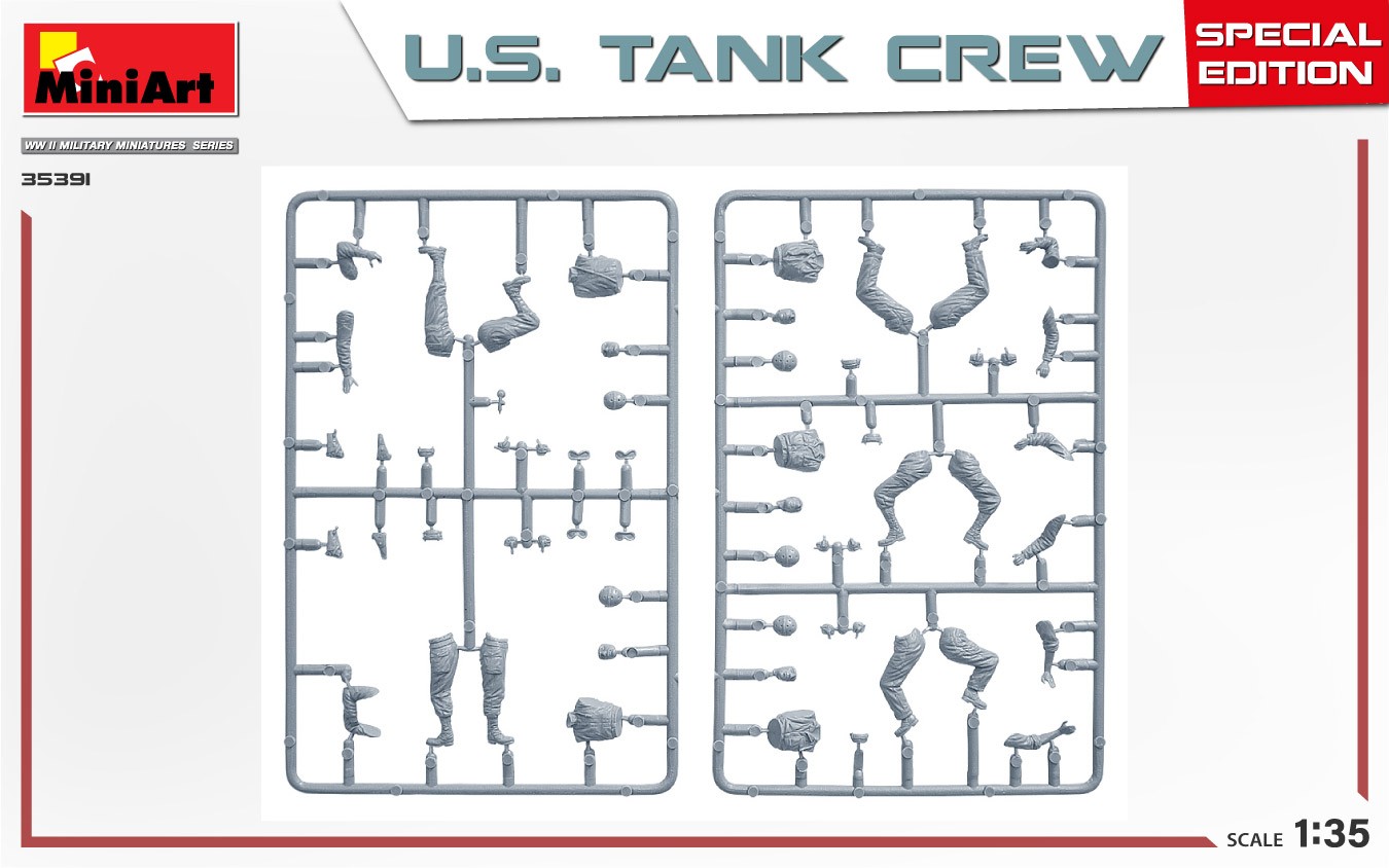 MiniArt 35391 1:35 ABD Tank Mürettebatı. Özel Üretim