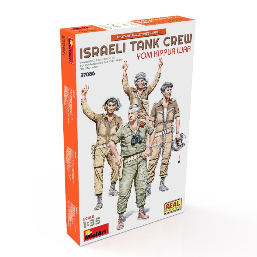 MiniArt 37086 1:35 İsrail Tank Mürettebatı Yom Kippur Savaşı