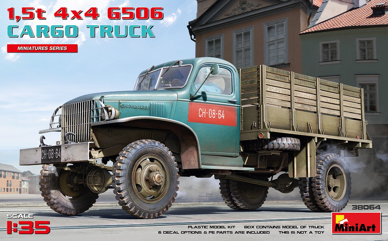 MiniArt 38064 1:35 1,5 t. 4x4 G506 Kasalı Kamyon