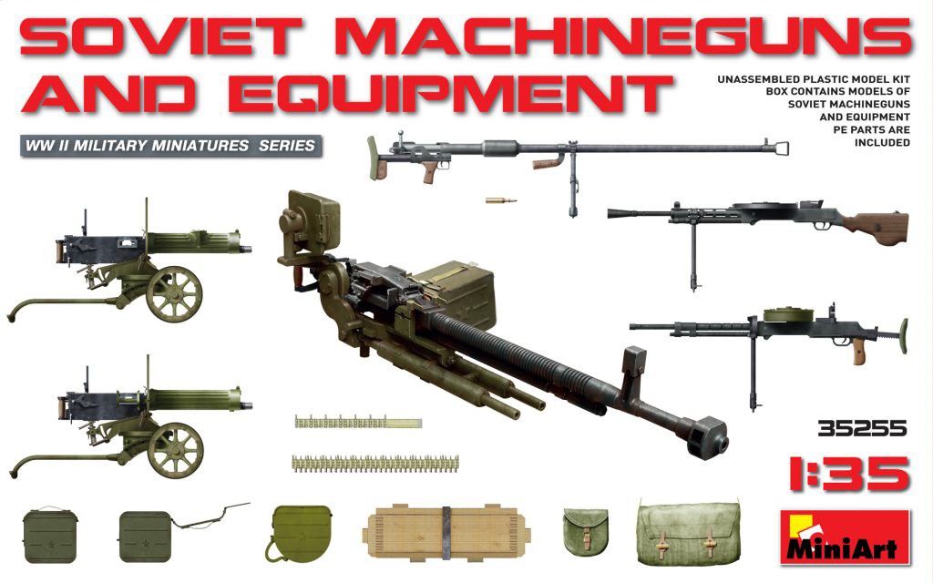 MiniArt 35255 1:35 Sovyet Makineli Tüfek & Ekipmanları