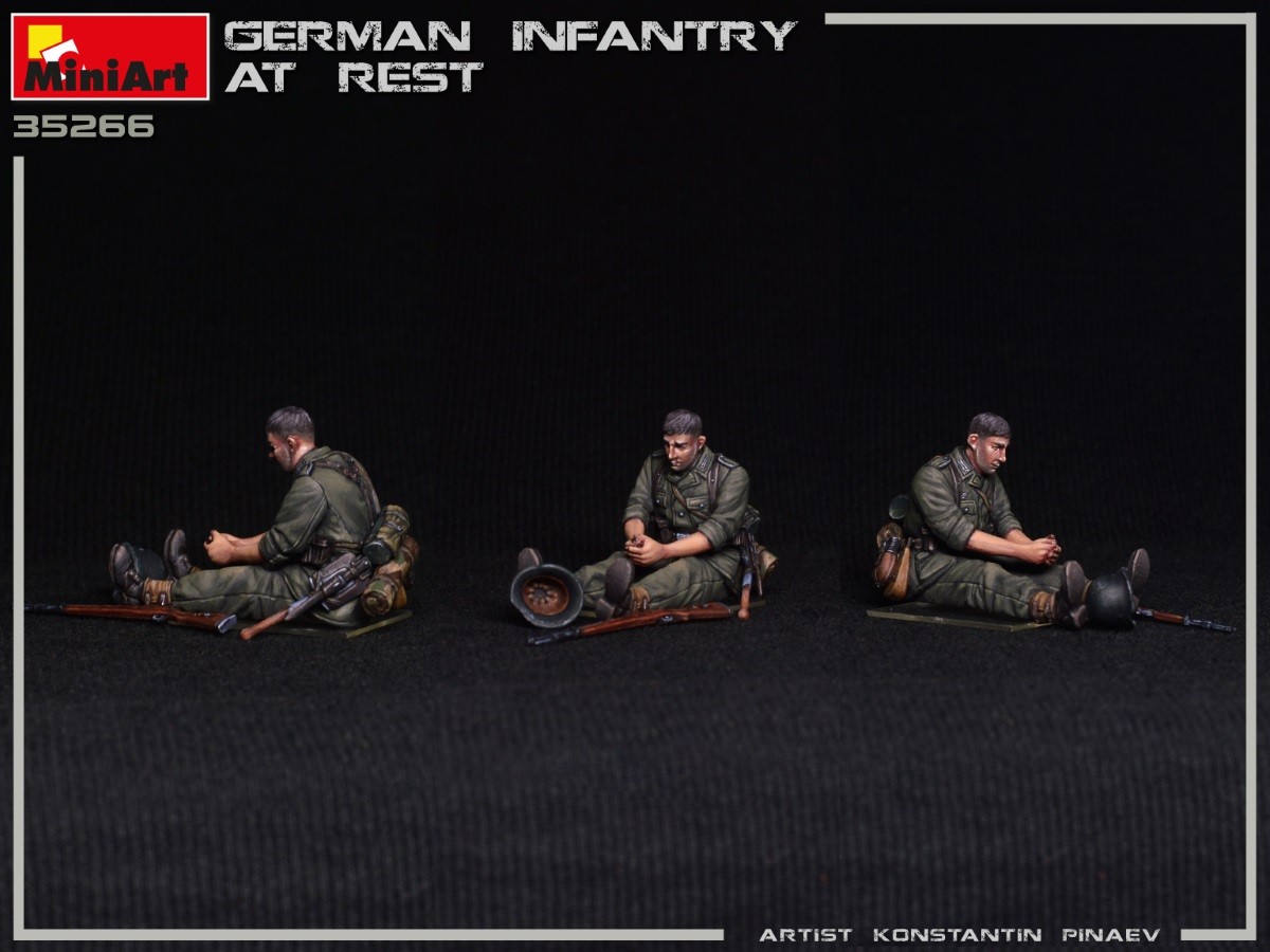MiniArt 35266 1:35 Dinlenen Alman Askerleri 2