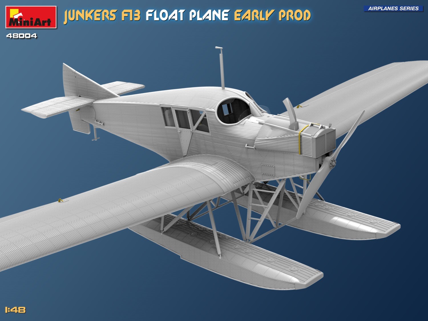 MiniArt 48004 1:48 Junkers F13 Yüzer Uçak. Erken Üretim