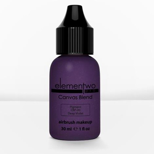 Elementwo Pro Canvas Blend Airbrush Makeup CBP-30 Deep Violet Mat Pigment 30ml.