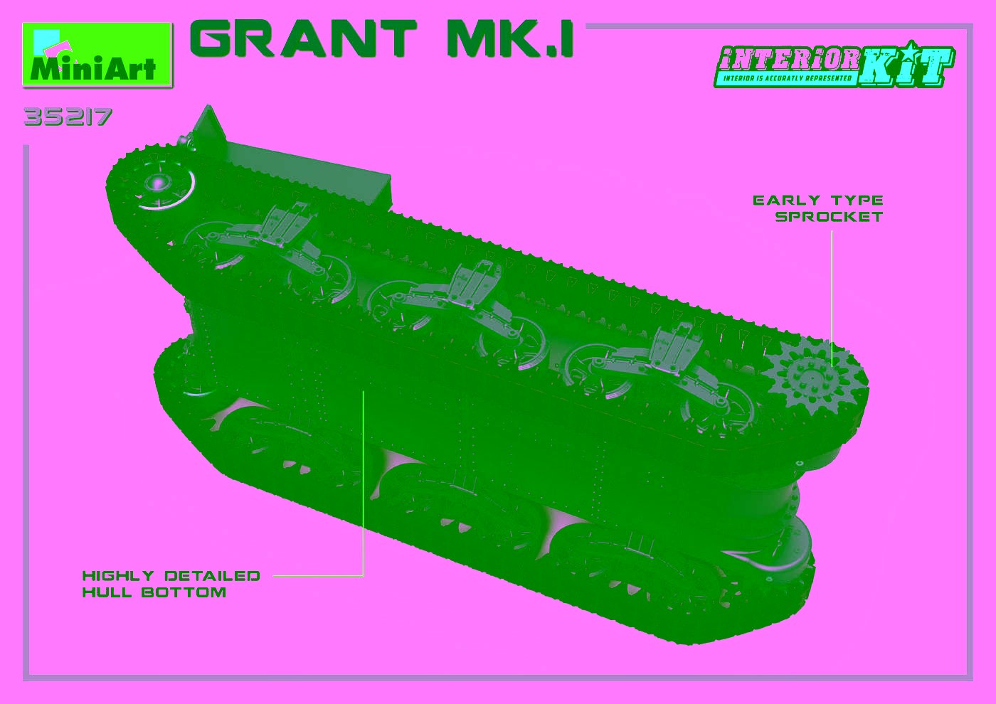 MiniArt 35217 1:35 Grant Mk.I Interior Kit