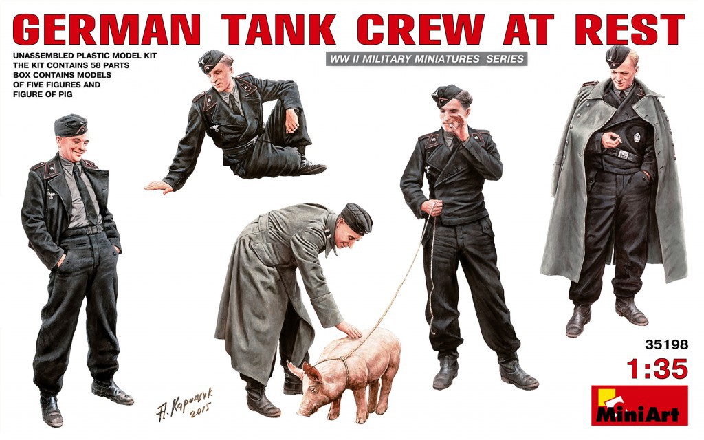 MiniArt 35198 1:35 Dinlenen Alman Mürettebatı