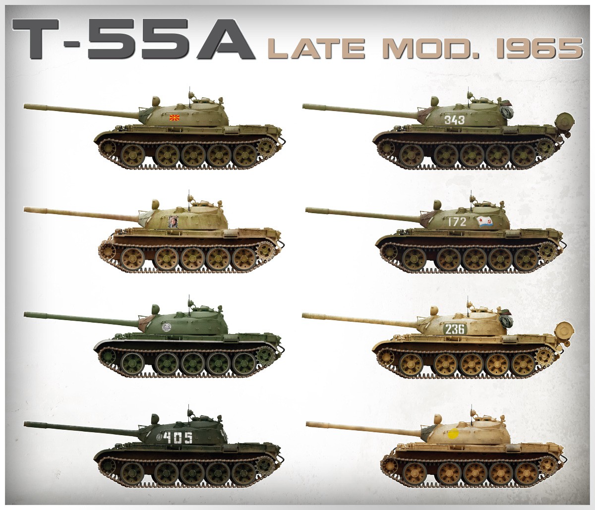 MiniArt 37022 1:35 T-55A Son Model 1965 Interior Kit