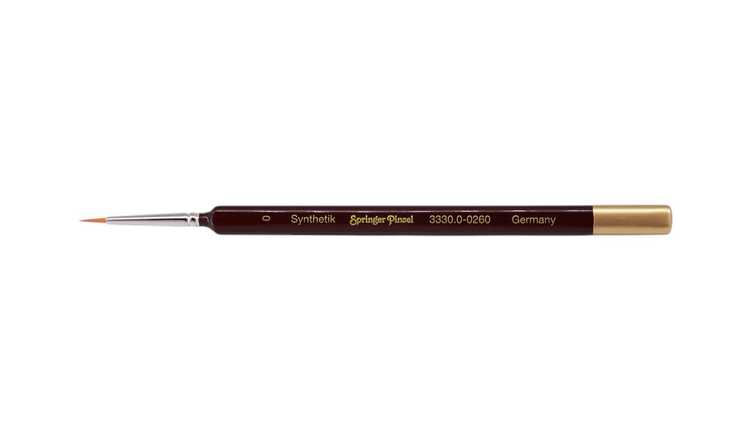 Springer Pinsel Üçgensi Künstler-Aquarellpinsel Sentetik Fırça 0