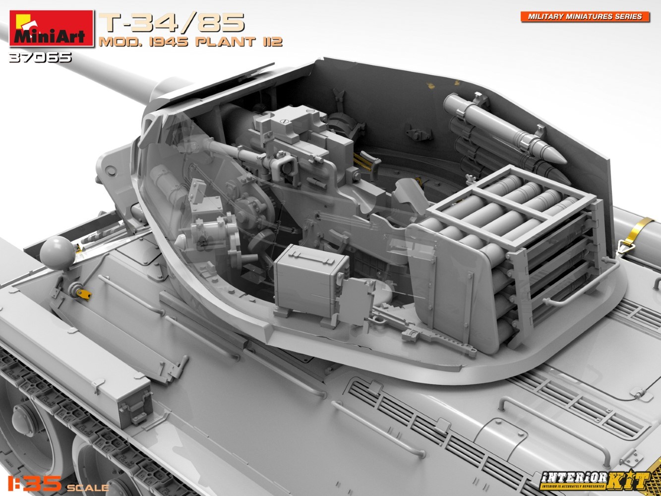 MiniArt 37065 1:35 1:35 T-34-85 Mod 1945 Plant 112 Interior Kit