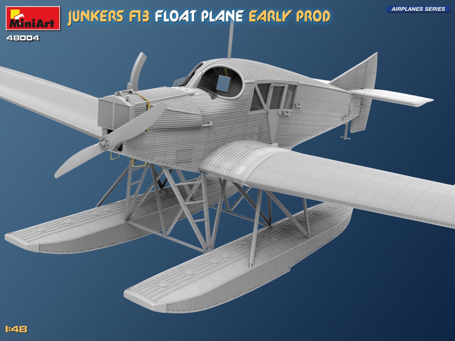MiniArt 48004 1:48 Junkers F13 Yüzer Uçak. Erken Üretim