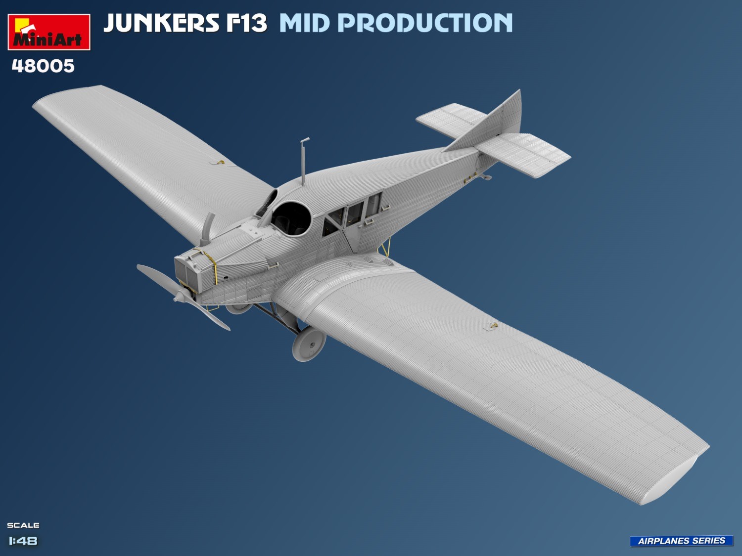 MiniArt 48005 1:48 Junkers F13. Uçak Maketi