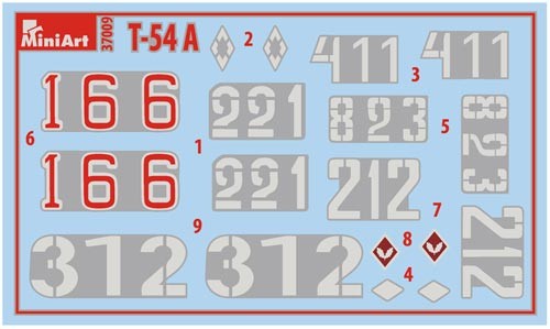 MiniArt 37017 1:35 T-54A Sovyet Medium Tank