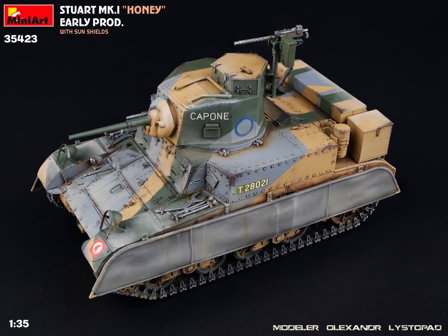 MiniArt 35423 1:35 Stuart Mk.I "Honey" Tank Maketi