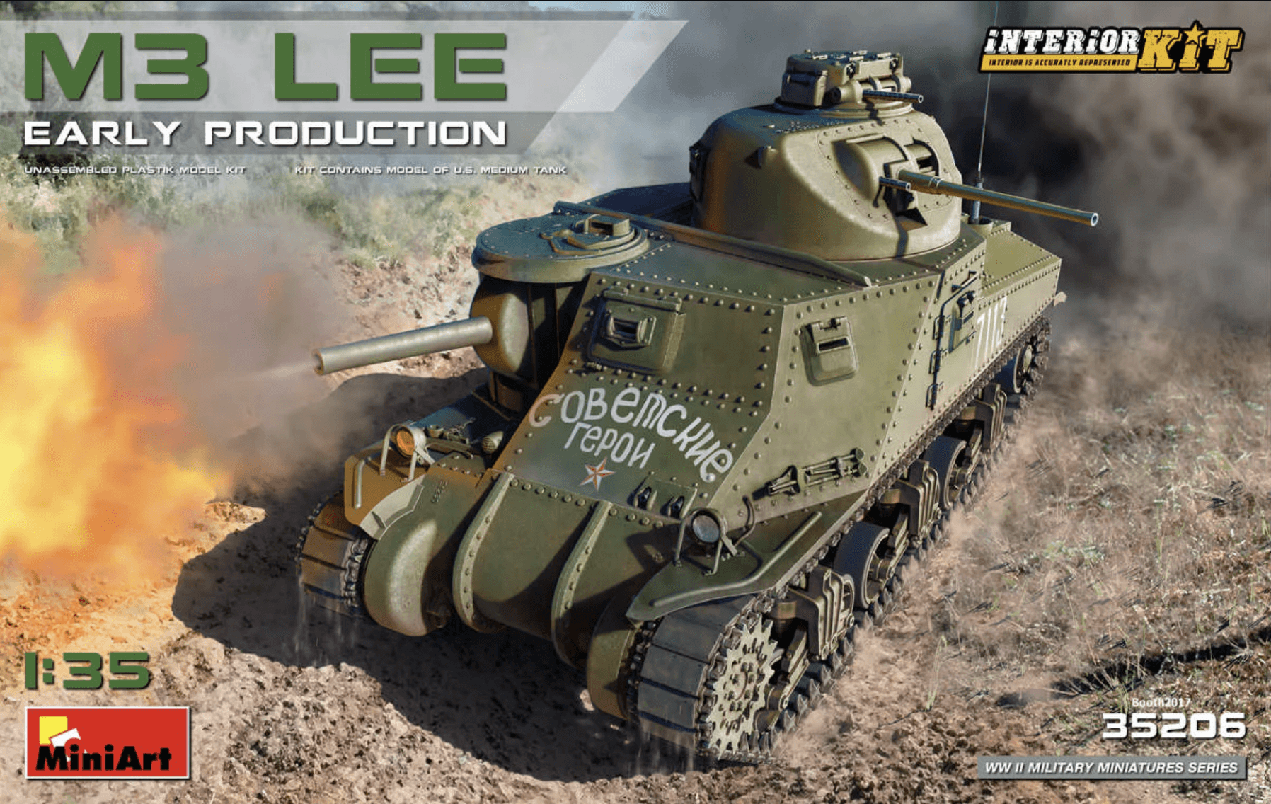 MiniArt 35206 1:35 M3 Lee İlk Üretim - Interior Kit