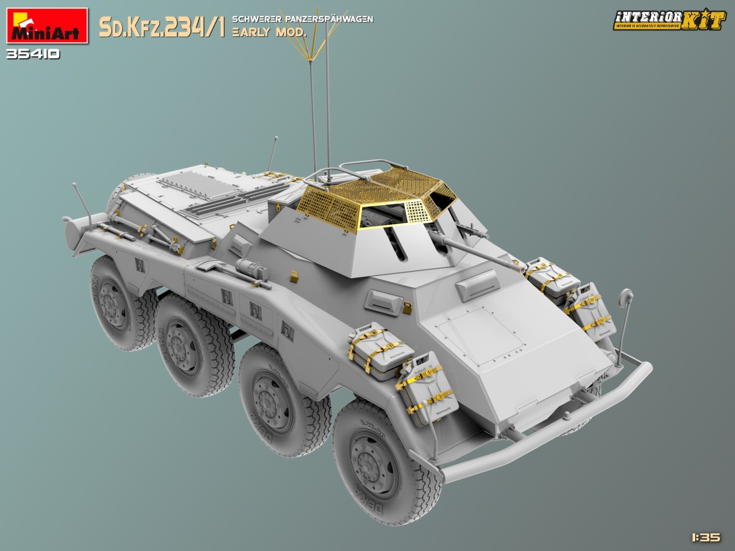 MiniArt 1:35 Sd.Kfz. 234/1 Schwerer Panzerspahwage