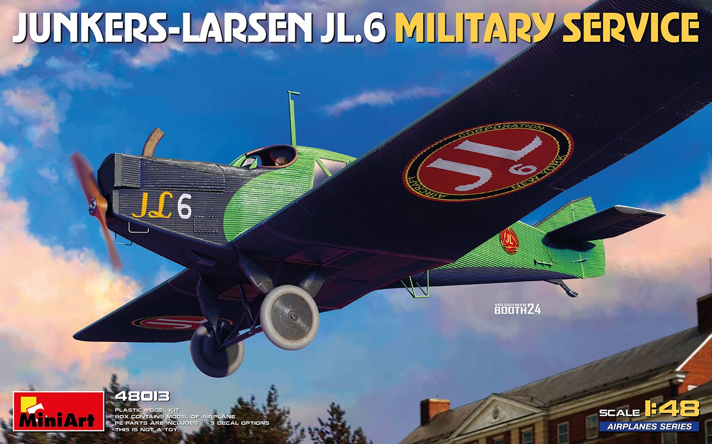 MiniArt 48013 1:48 Junkers-Larsen JL.6. Askeri Hizmet Uçağı