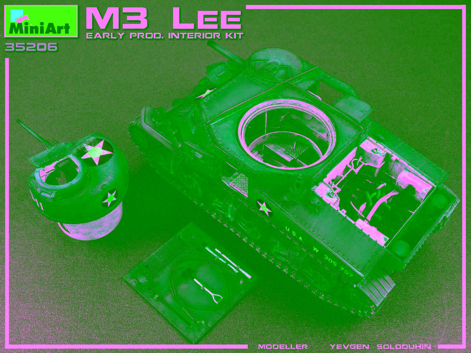 MiniArt 35206 1:35 M3 Lee İlk Üretim - Interior Kit