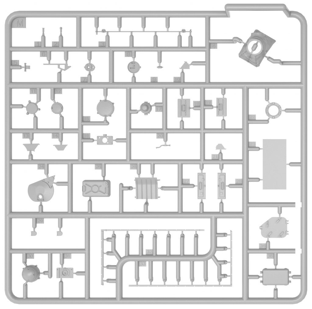 MiniArt 37011 1:35 Sovyet Medium Tank T-54B. Interior Kit