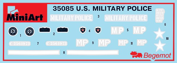 MiniArt 35085 1:35 Amerikan Askeri Polisi