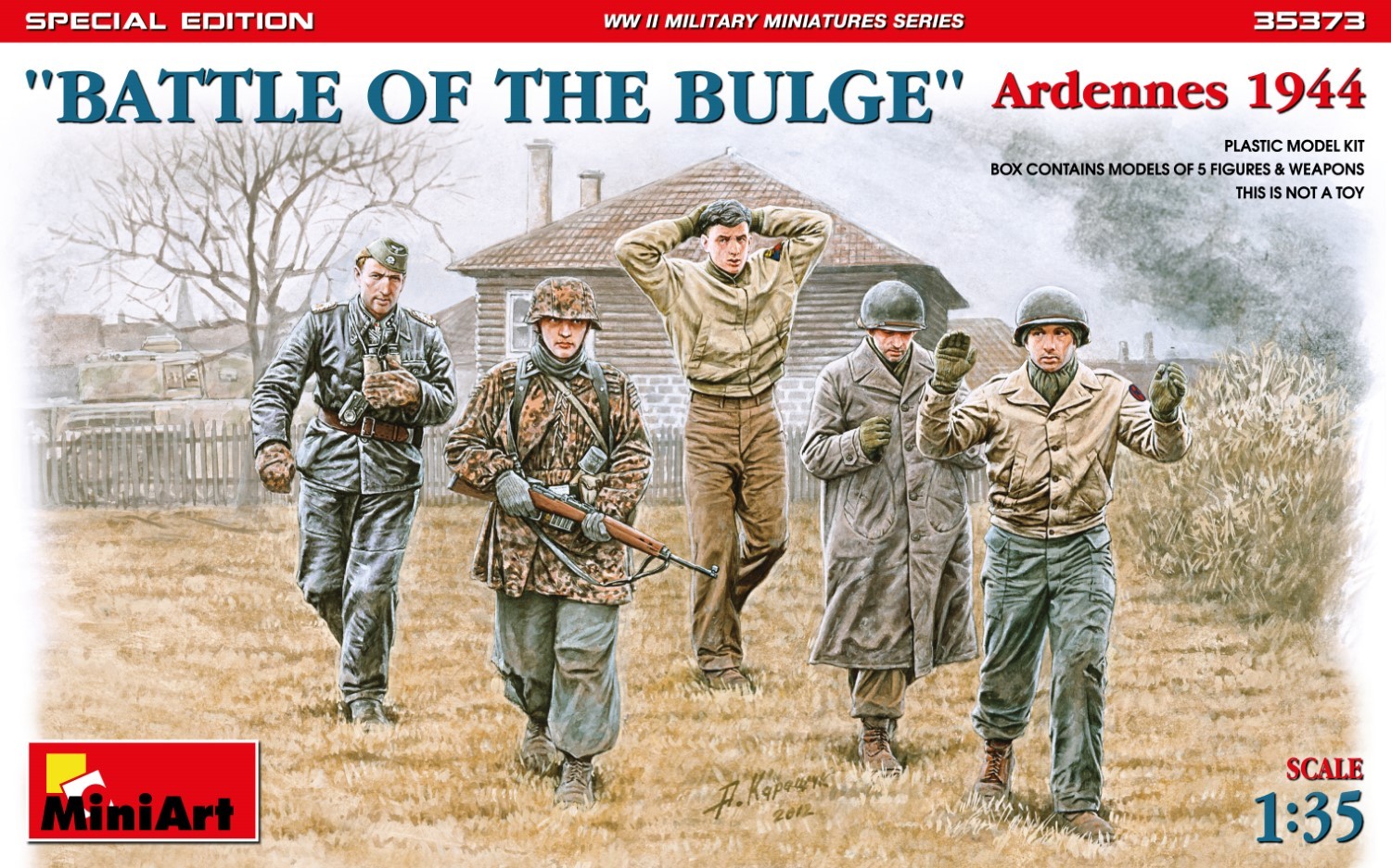 MiniArt 35373 1:35 1:35 Çıkıntı Muharebesi. Ardenler 1944. Özel Üretim