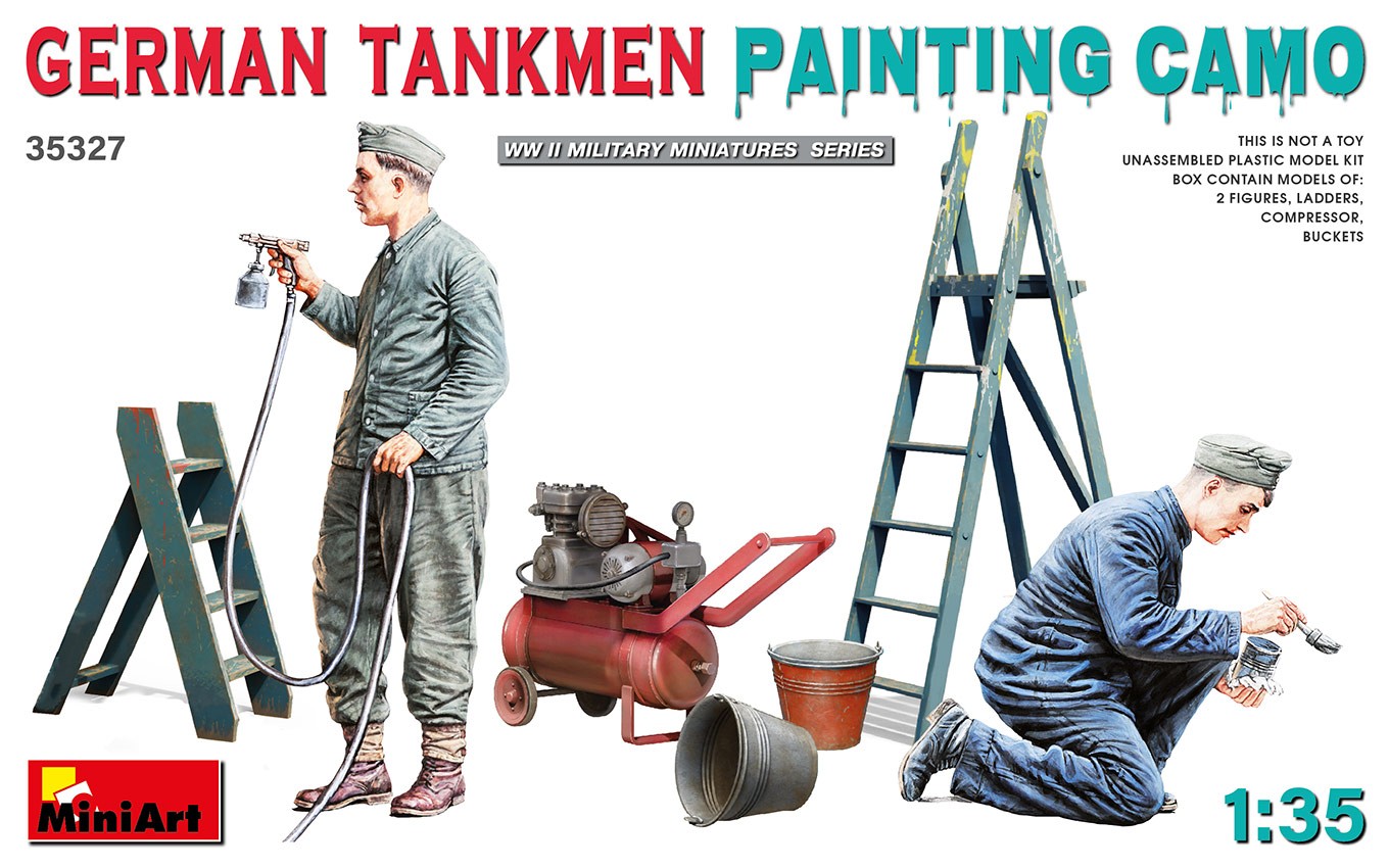 MiniArt 35327 1:35 Alman Tankçılar Painting Camo