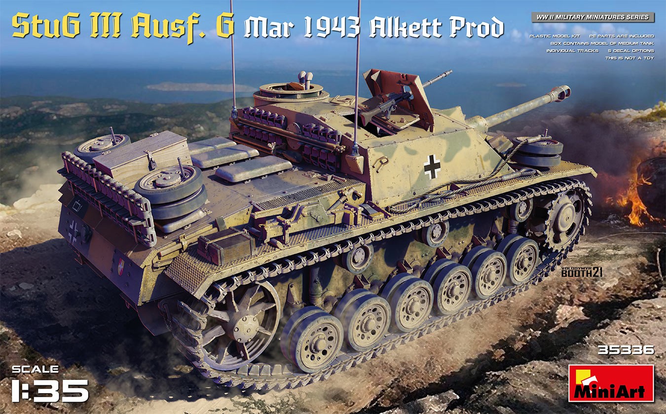 MiniArt 35336 1:35 StuG III Ausf G Mar 1943 Alkett Prod