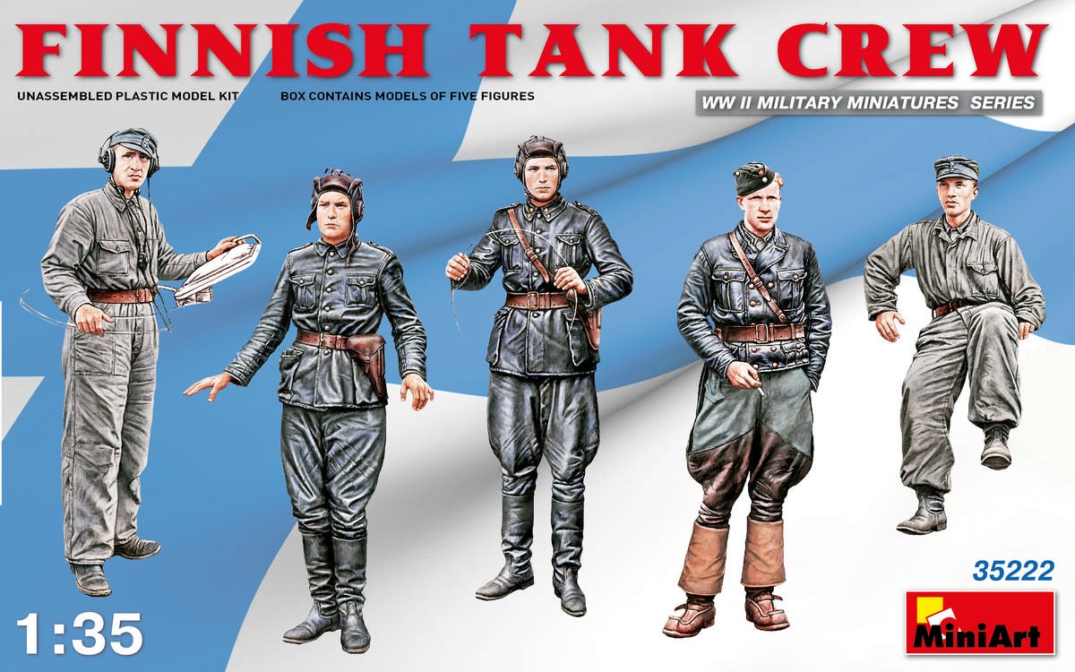 MiniArt 35222 1:35 Fin Tank Mürettebatı