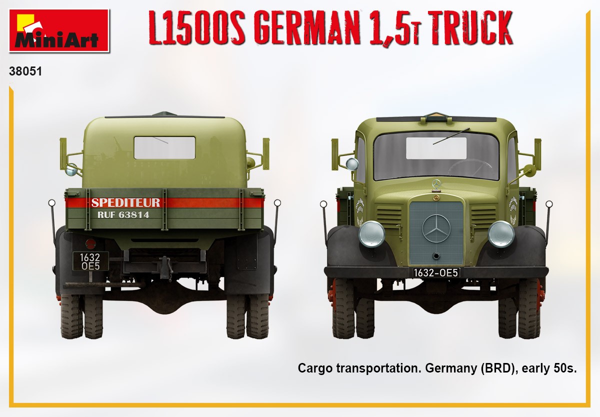 MiniArt 38051 1:35 L1500S Alman 1,5T Kamyon