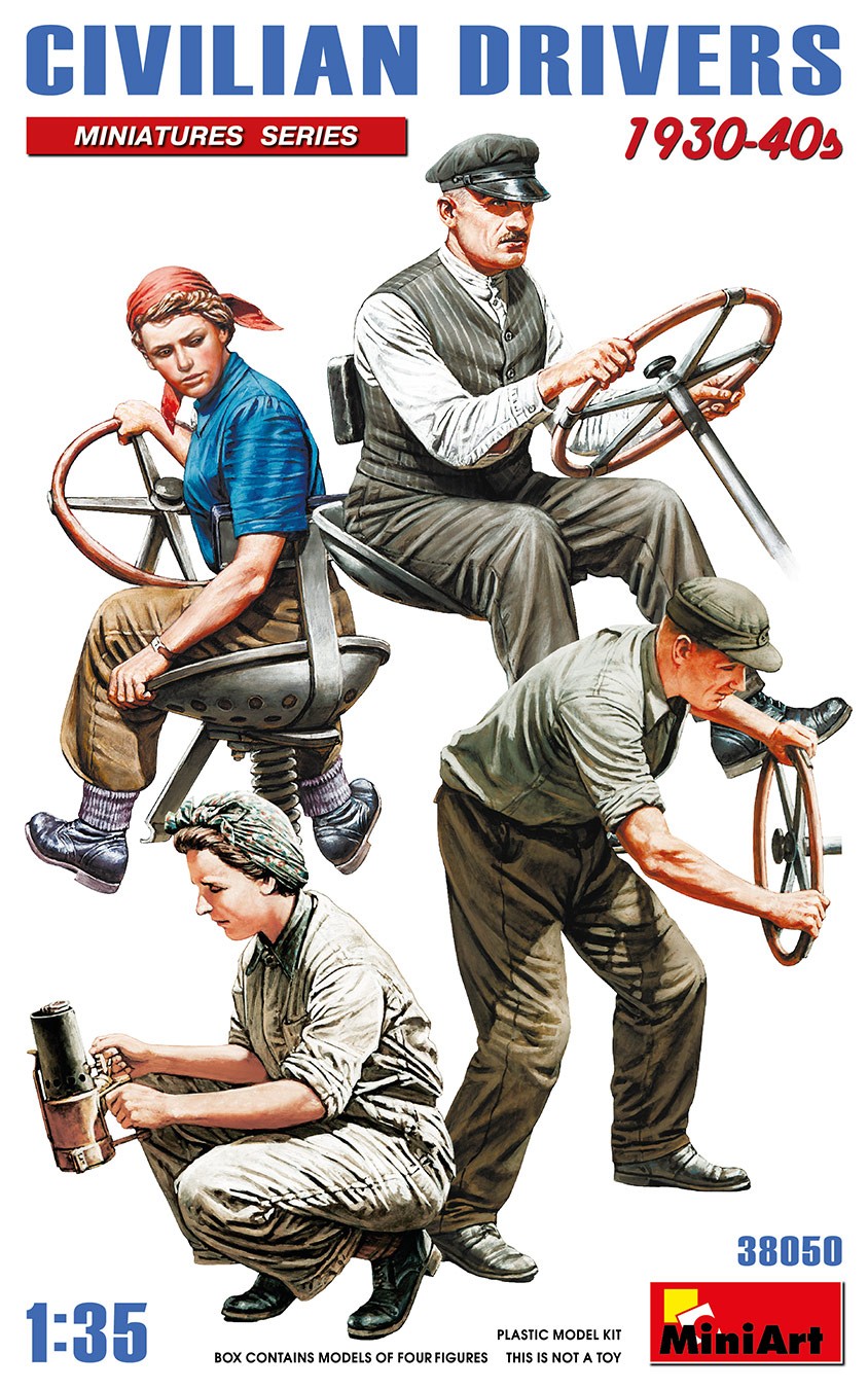 MiniArt 38050 1:35 Sivil Sürücüler (1930-40'lar)