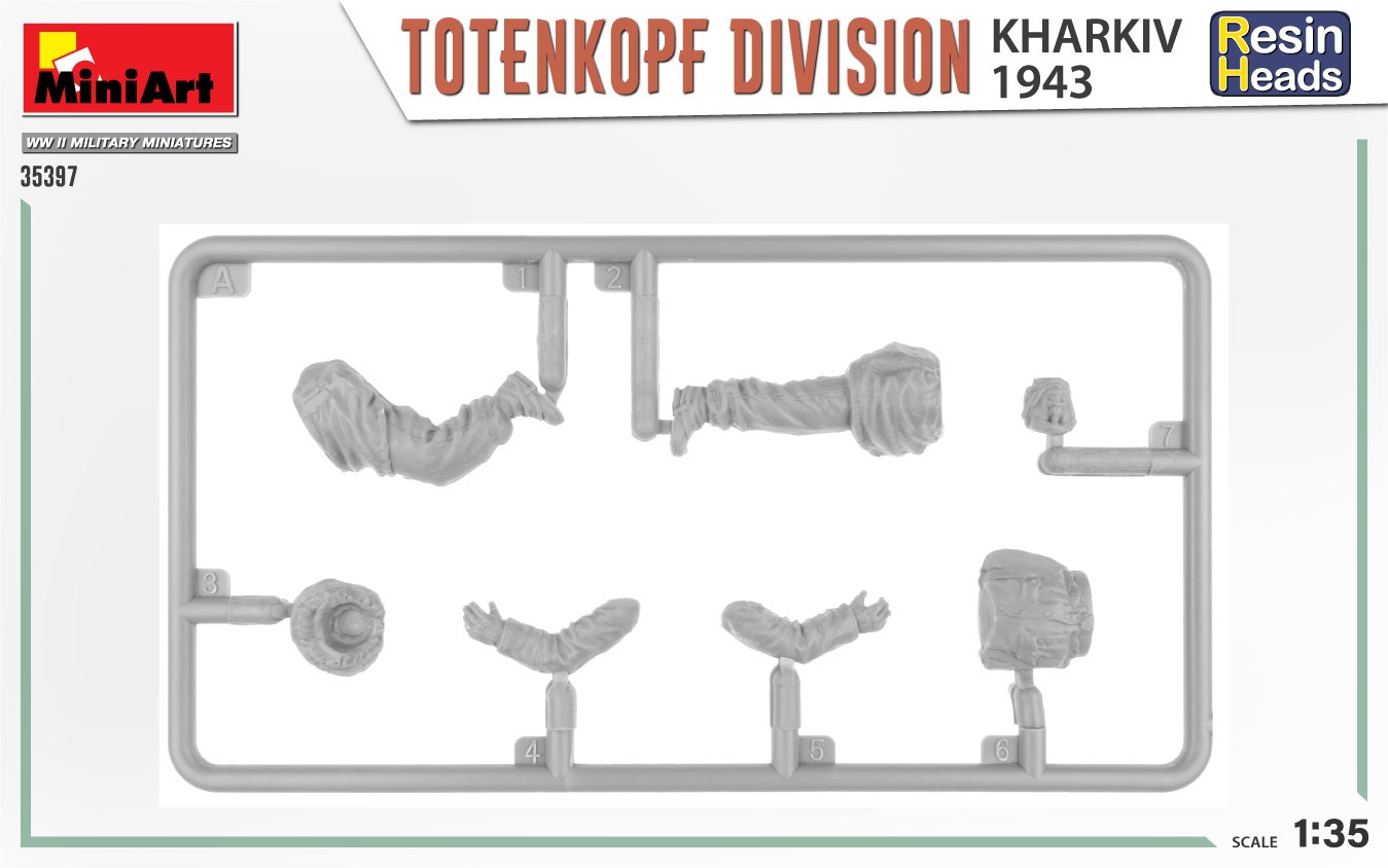 MiniArt 35397 1:35 TotenKopf Tümeni. Kharkov 1943. Reçine Başlı