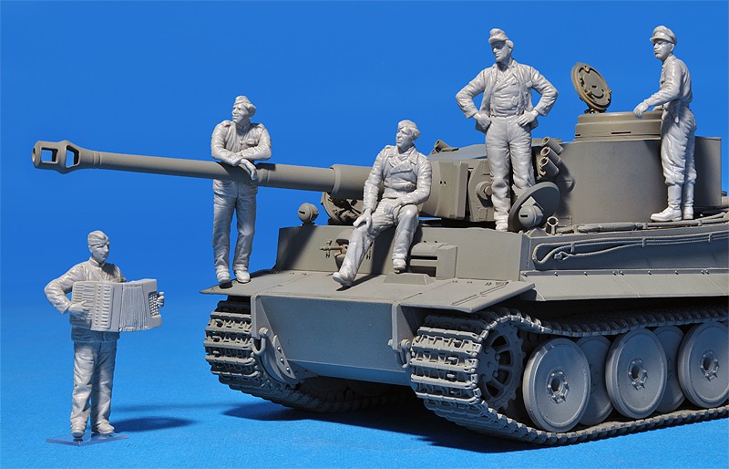 MiniArt 35275 1:35 Alman Tank Mürettebatı (Normandiya 1944) Özel Üretim.