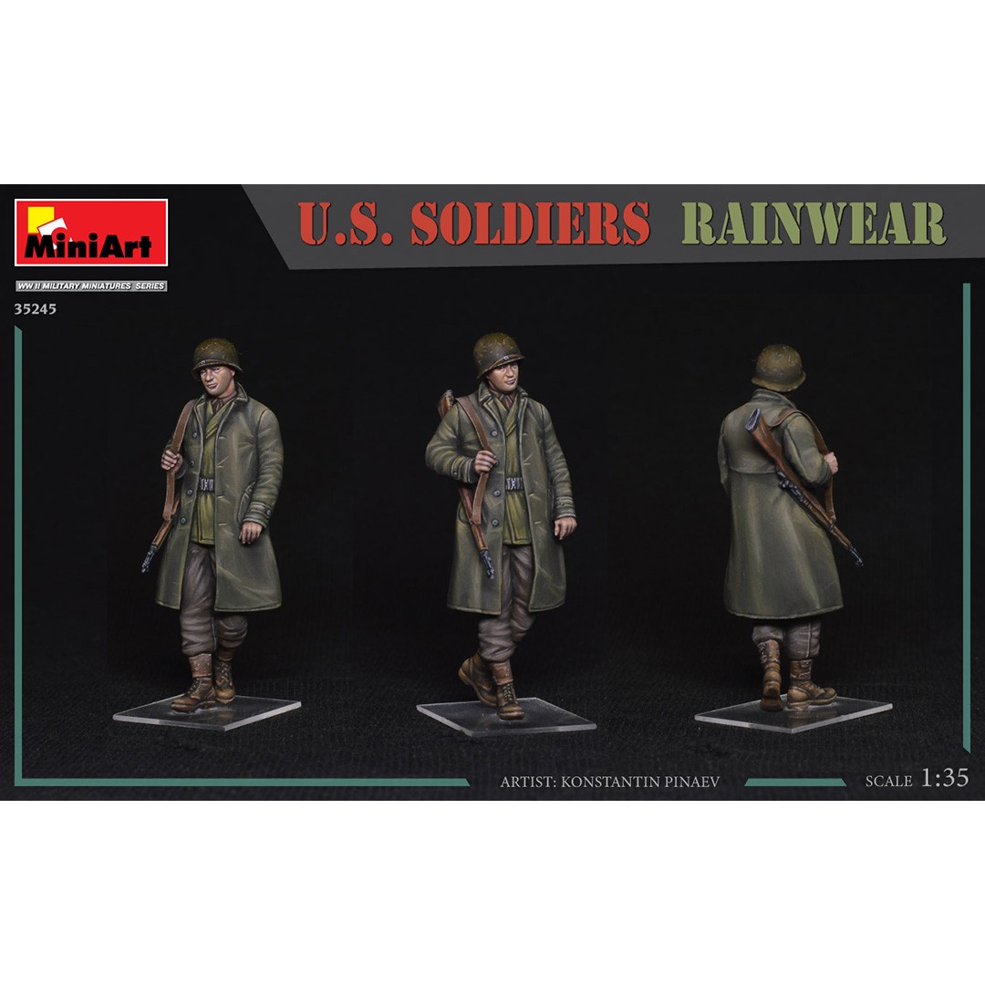MiniArt 35245 1:35 Yağmurluklu Amerikan Askerleri