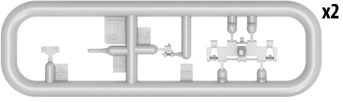 MiniArt 37010 1:35 Tiran 4 Early Type. Interior Kit