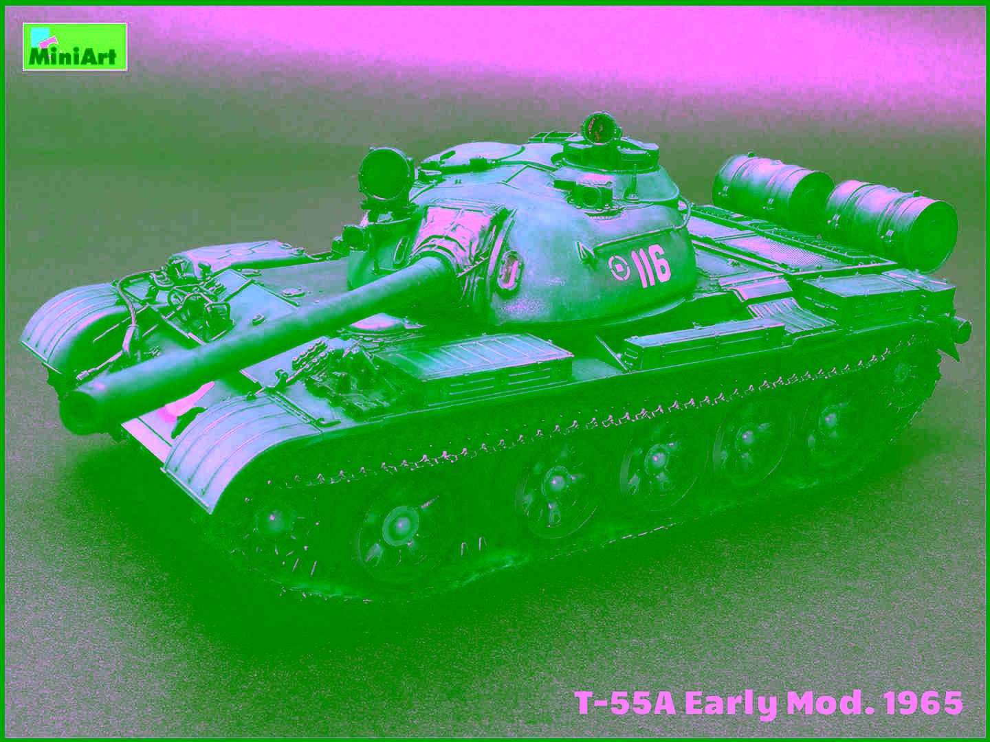 MiniArt 37057 1:35 T-55A Early Mod. 1965