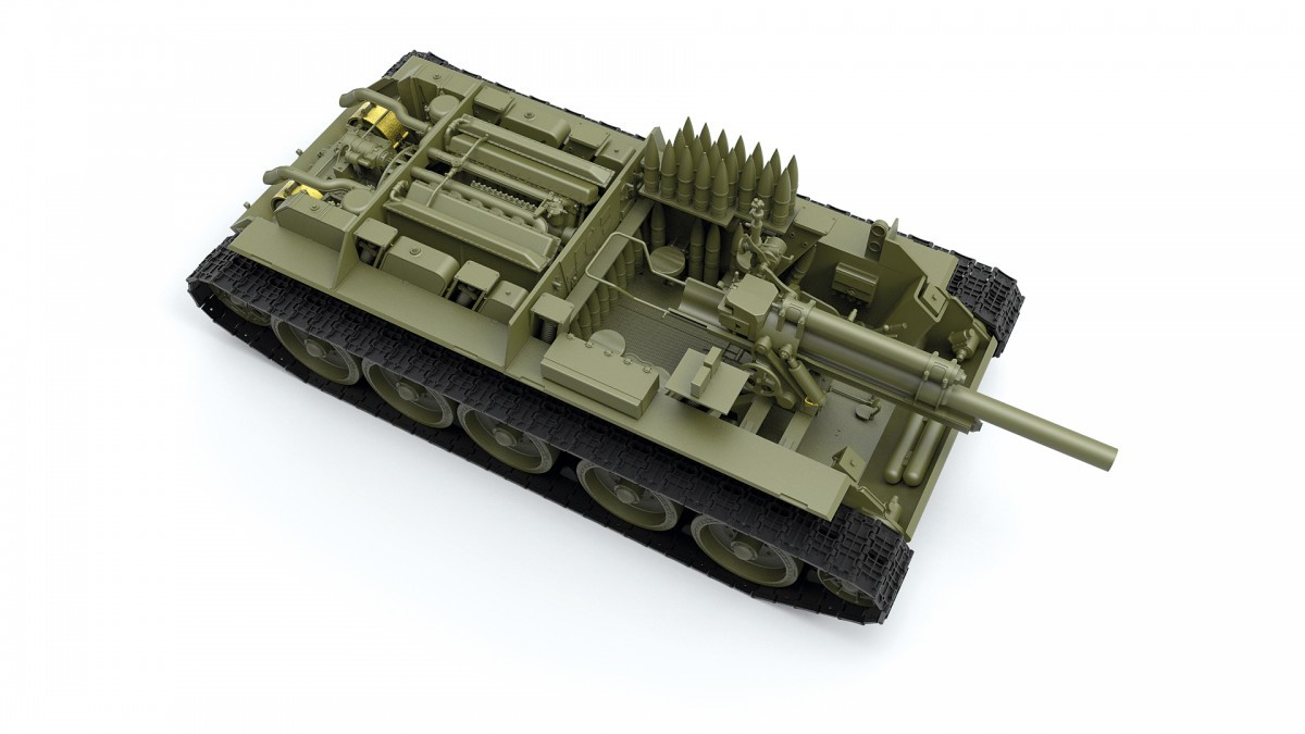 MiniArt 35208 1:35 SU-122 (Son Üretim) Interior Kit
