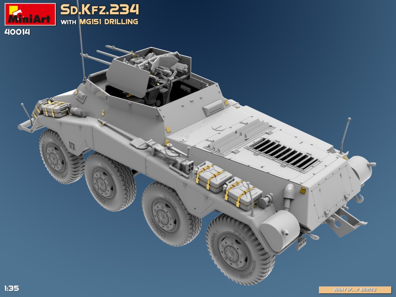 MiniArt 40014 1:35 MG151 Delici ile Sd.Kfz.234