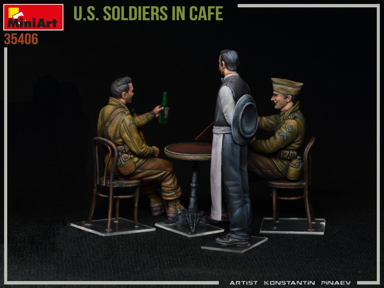 MiniArt 35406 1:35 Kafedeki Amerikan Askerler