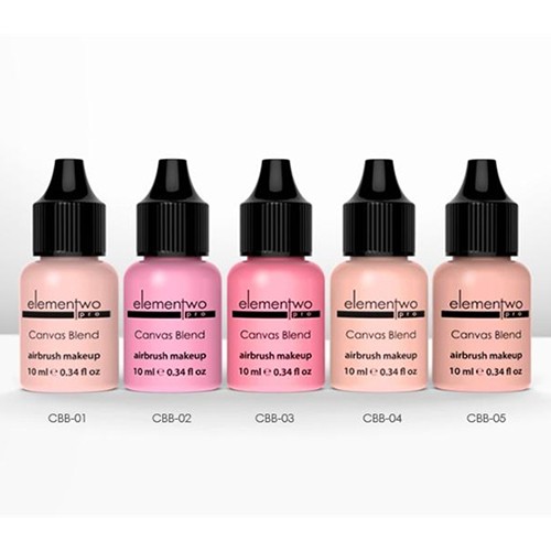 Elementwo Pro Canvas Blend Airbrush Makeup Soft Allık Kiti 5x10ml.